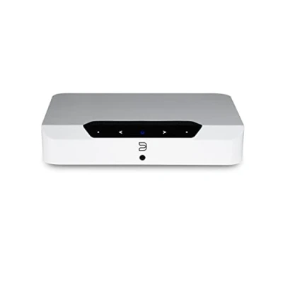 Imagen de Bluesound Powernode Edge Amplificador inalámbrico Compacto multiroom de Alta resolución para Streaming música Blanco Compatible con Alexa y Siri