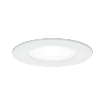 Imagen de Paulmann 92978 Luminaria empotrable LED Nova, redonda, 1x6,5 W foco empotrable, blanco mate, Spot, aluminio zinc, lámpara 4000 K GU10