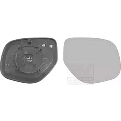 Imagen de VAN WEZEL 0978838 Cristal de Espejo derecha MITSUBISHI: ASX SUV, Outlander 2 CITROËN: C4 Aircross