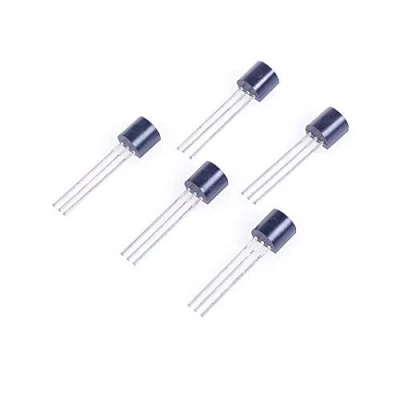 Imagen de ANGEEK 5 unidades de sensor temperatura digital TO92 55C +125C para Arduino, Raspberry Pi