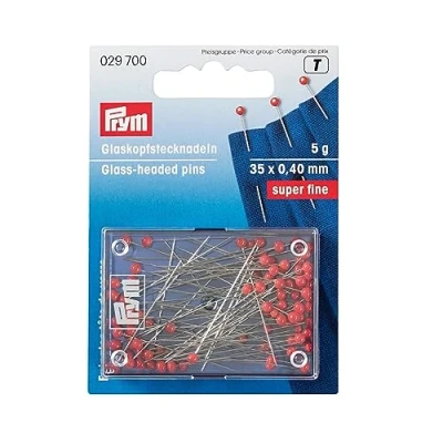 Imagen de Prym Head Pins, Acero aleado, Red, Talla única