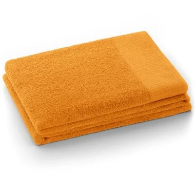 Imagen de AmeliaHome Amari Toalla de Ducha (70 x 140 cm, 100% algodón, Absorbente), Color Naranja