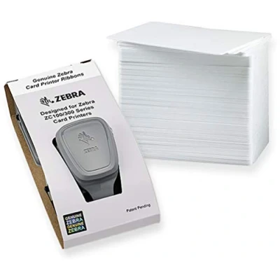 Imagen de Karteo Zebra ZC100/ZC300 Cinta de Transferencia Color YMCKO [ 800300 250EM ] Kit 100 Tarjetas plástico