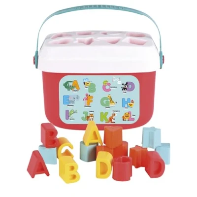 Imagen de TACHAN Encajable Letras, Colores y Formas Bloques Infantiles apilar Encajar Juguete bebés (CPA Toy Group 782T00833)