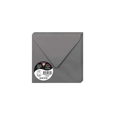 Imagen de Clairefontaine 50078 C Pack de 20 sobres Pollen 140 x mm, color acero 14 0.10