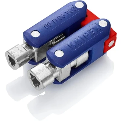 Imagen de Knipex Llave para armarios de control &quot;DoubleJoint“ 62 mm (cartulina autoservicio/blíster) 00 11 06 V03