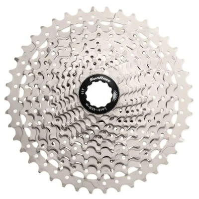 Imagen de SUNRACE CSMS8 11 Speed Cassette 42T. Metallic PIÑON, Adultos Unisex, Plateado, ESTANDAR