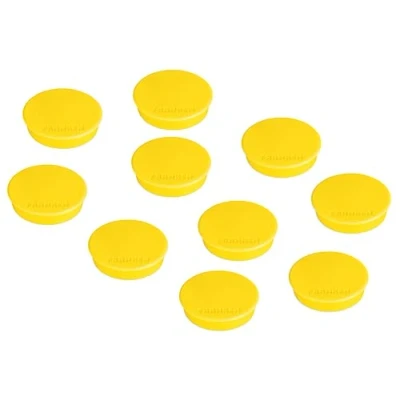 Imagen de Franken HM38 04 Imán (1500 g, 38 mm), color amarillo, 10 piezas