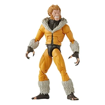 Imagen de Marvel Hasbro Legends Series Figura de Sabretooth los X Men Juguete colección 15 cm, con 3 Piezas para armar