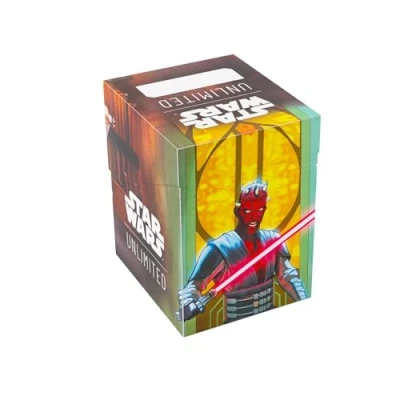 Imagen de Gamegenic Star Wars: Unlimited Soft Crate OBI WAN Kenobi/Darth Maul Impresión a Todo Color con Diseños Oficiales Caja para Mazos Caben 60 Cartas Doble Funda TCGs y LCGs
