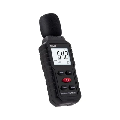 Imagen de Tolesum medidor de decibelios, nivel sonido digital 30 Db a 130 con pantalla LCD, para oficina, sitio construcción, fábrica