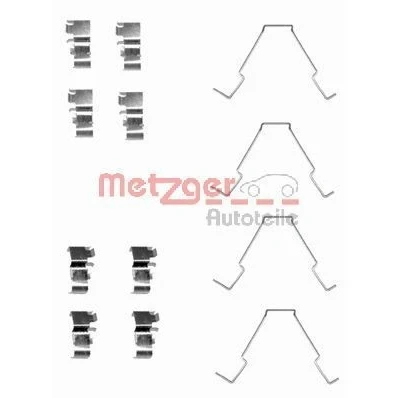 Imagen de METZGER 109 1652 Kit de accesorios, pastillas frenos KIA: CARENS 2
