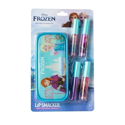 Imagen de Lip Smacker Frozen Gloss Set, Set de Maquillaje Inspirado en Frozen, 4 Brillos Labios y una Bolsa Celebración Invierno Wonderland para tus Hijos