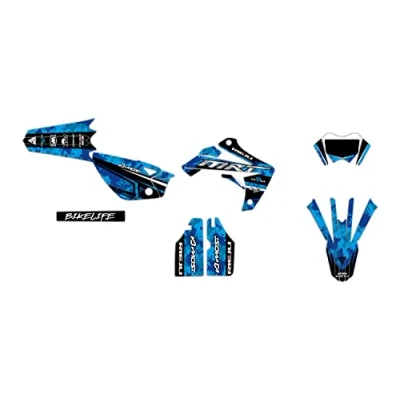Imagen de Kit de decoración para moto cruz adaptable RIEJU MRT 50 2009 a 2021 WIX AZUL