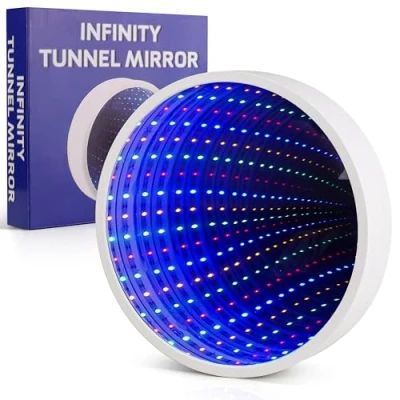Imagen de The Glowhouse Infinity Espejo túnel de iluminación la lámpara led Fiesta sensorial decoración