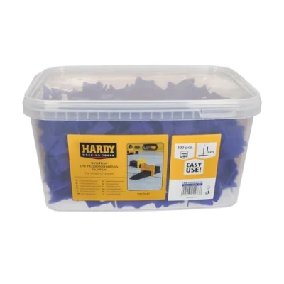 Imagen de HARDY Clips para lechada de 1 mm, paquete 400 piezas, cubo