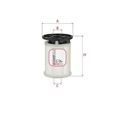 Imagen de SOFIMA S H2O6 NE Filtro Combustible Cartucho filtrante