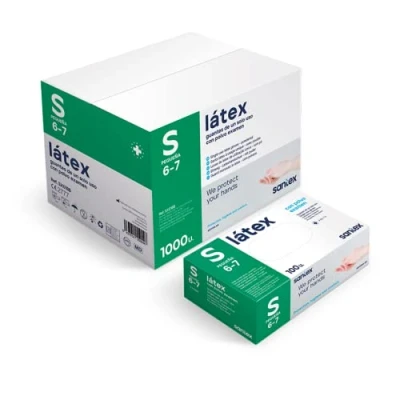Imagen de Santex Guante Latex 100U. T P Sx01