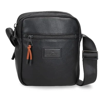 Imagen de Pepe Jeans Egham Bolso de Mano Negro 25x16x1 cms Poliéster