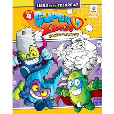 Imagen de Superzings libro para colorear