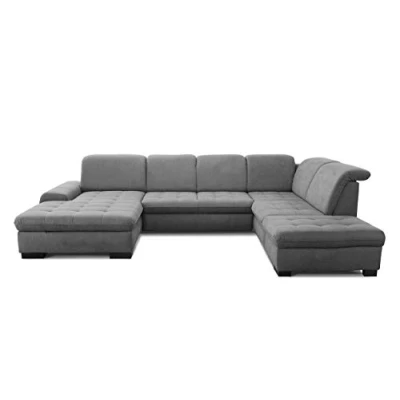 Imagen de CAVADORE Lexi Esquina, Madera, Olympia Clean Gris, Longchair Links