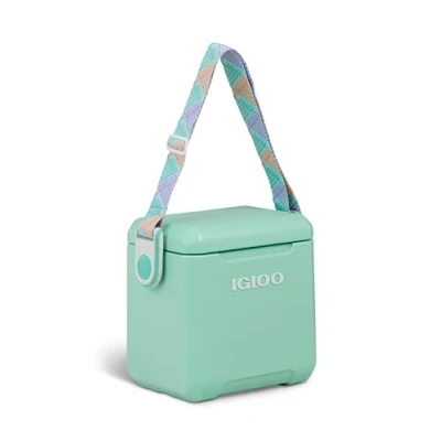 Imagen de Igloo Tag Along Too Nevera pasiva, 10,4 litros compacta y portátil con Correa para el Hombro Actividades al Aire Libre
