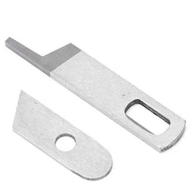 Imagen de cuchillos superiores e inferiores Cuchilla para máquina de coser Remalladora doméstica multifuncional Juego superior inferior Ajuste Babylock