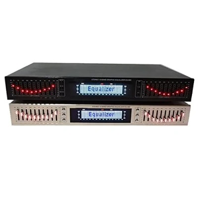 Imagen de EQ665 Ecualizador Hifi Home EQ Dual 10 BAND Stereo Treble Alto Bass Regulación con Bluetooth incorporado,Black