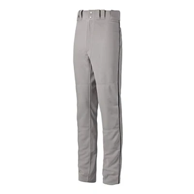 Imagen de Mizuno Pantalón de béisbol Premier Pro Piped G2 para Hombre Adulto, Hombre, 350387.9151.03.XS, Gris/Azul Marino., XS