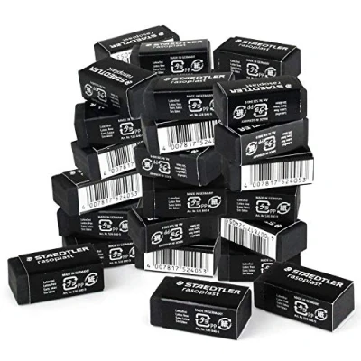 Imagen de Staedtler Rasoplast 526B40 9 Goma de borrar (33 x 16 13 mm), color negro