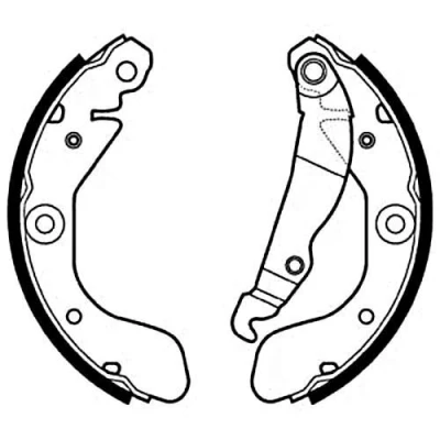 Imagen de DELPHI LS2114 Zapatas de Freno 200 36 CHEVROLET: Aveo Hatchback