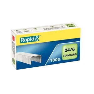 Imagen de Rapid 24855600 Grapas Standard 1000 unidades, 24/6 mm, 20 hojas