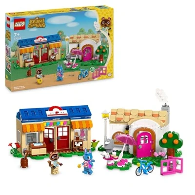Imagen de LEGO Animal Crossing 77050 Tienda de Nook y Casa Rosie, Set construcci�n creativa