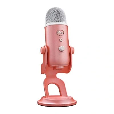 Imagen de Logitech G Blue Yeti Micrófono USB para Streaming de Gaming, Software VO!CE, PC, Podcast, Estudio, Mic Ordenador, Temas únicos Streamlabs, Acabado Edición Especial Rosa