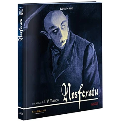 Imagen de Nosferatu (Nosferatu, a Symphony of Horror) eine Symphonie des Grauens) Ed. Libro (64 pags) (1922) (F.W. Murnau) (2 discos) (Blu ray + DVD Extras)