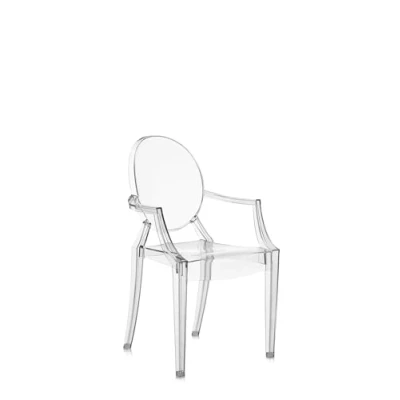 Imagen de Kartell Lou Ghost Silla, Policarbonato, Cristal, 37 x 63 39 cm, 1 Unidad