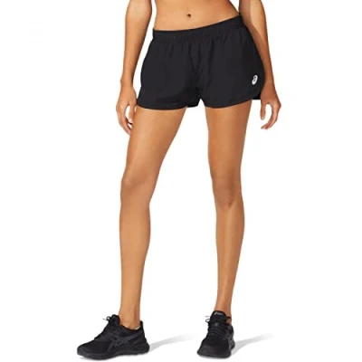 Imagen de Asics CORE Split Short Pantalón corto de deporte, Mujer, Talla: Large, Performance black
