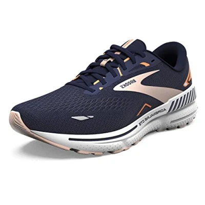 Imagen de Brooks Adrenaline Gts 23, Sneaker Mujer, Azul Peacoat Tangerine Peach, 38 EU