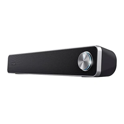 Imagen de Barra de sonido Trust Arys, Para PC/Portátil, 12 W, USB, Jack 3.5 mm, Negro