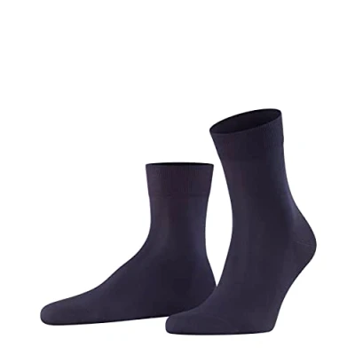 Imagen de FALKE Tiago M SSO algodón fil d&#039;Écosse sostenible unicolor 1 par, Calcetines Hombre, Azul (Dark Navy 6375) nuevo ecológico, 43 44