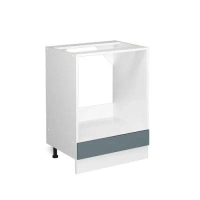 Imagen de Vicco Armario para Horno Empotrado R Line, Gris Azulado/Blanco, 60 cm sin encimera