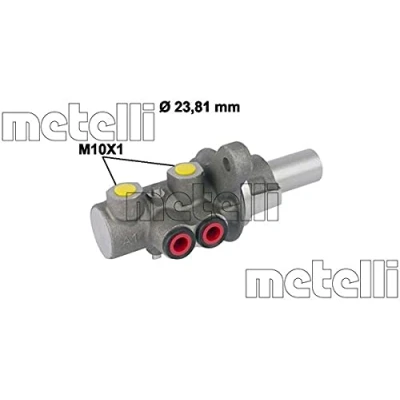 Imagen de METELLI 05 0778 Cilindro Maestro de Freno 23,81mm Aluminio