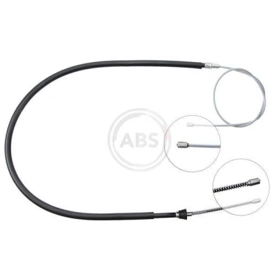 Imagen de A.B.S. K13386 Cable de Freno Mano 1805 Tambor para dirección izquierda/derecha