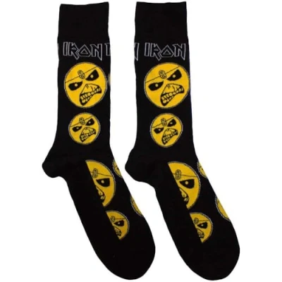Imagen de Rock Off officially licensed products Iron Maiden Piece Of Mind Calcetines tobilleros (talla 36 48), Negro , UK Size 7 11