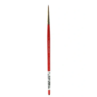 Imagen de Winsor &amp; Newton Sceptre Gold II Pincel Redondo con Mango Corto, Rojo, Nr. 2 1,8 mm