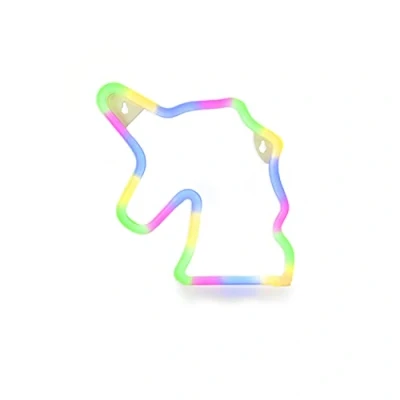 Imagen de Letrero de luz LED neón con diseño unicornio para pared, lámpara bar, hogar, cuarto bebé