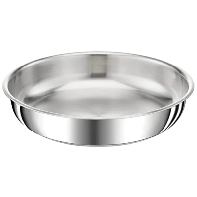 Imagen de Tefal Ingenio Sartén 24 cm, inducción, acero inoxidable de alta calidad, apilable, versatilidad, apto para lavavajillas, Preference L9720402, plateado