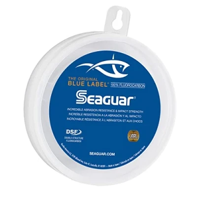 Imagen de Seaguar Blue Label Líder de línea Pesca 100% fluorocarbono, Unisex, Transparente, 12lbs/25yds