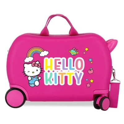 Imagen de Hello Kitty You Are Cute Maleta Infantil Rosa 45x31x20 cms Rígida ABS 24,6L 1,8 kgs 4 Ruedas Equipaje Mano