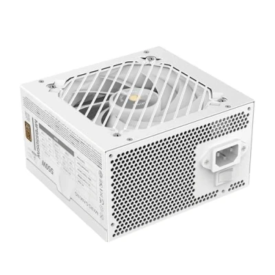 Imagen de MARSGAMING MPB550SI, Fuente Alimentación PC ATX 550W, 7 Años Garantía, 80Plus Bronze 230V, 90% Eficiencia, Ventilador SI Extreme Silence con Núcleo de Cobre, Tecnologías AI2 RPM, DC y SMD, Blanco